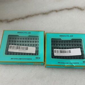 2 sets of lash clusters mixed sizes